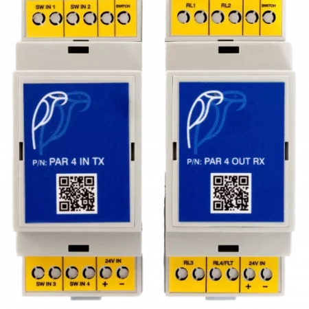 Parrot by Europa wireless 4 in 4 out switch pair